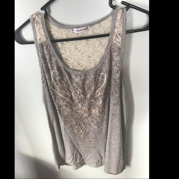 Maurices Tops - Gray Maurice’s tank